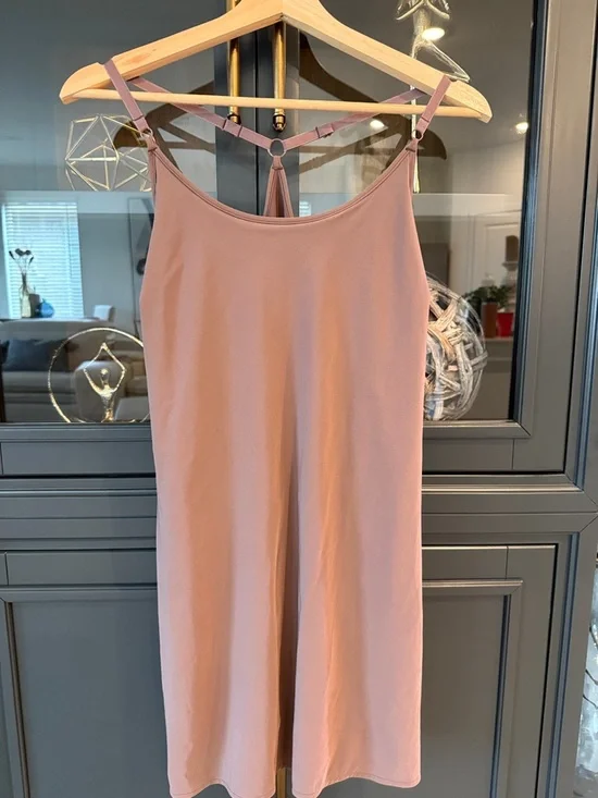 Calvin Klein Dusty Rose-Mocha Performance Stretch Athletic Dress - Picture 1 of 8